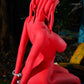 Doll Castle 160cm (5ft3") Zombie Sex Doll in Red Skin - Devilish - In Stock | US Only