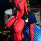 Doll Castle 160cm (5ft3") Zombie Sex Doll in Red Skin - Devilish - In Stock | US Only