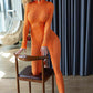 Doll Castle 163cm (5ft7") Orange Body Suit TPE Sex Doll - E-Cup - In Stock | US Only
