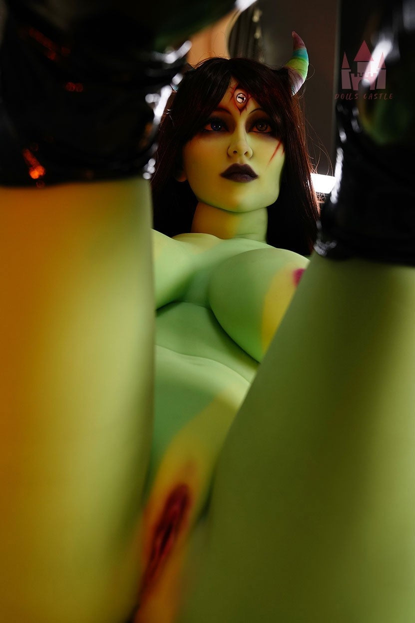 Doll Castle 168cm (5ft6") Green Sex Doll - E-Cup - Euginia - In Stock | US Only