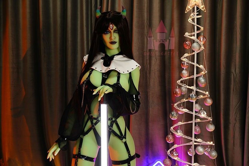 Doll Castle 168cm (5ft6") Green Sex Doll - E-Cup - Euginia - In Stock | US Only