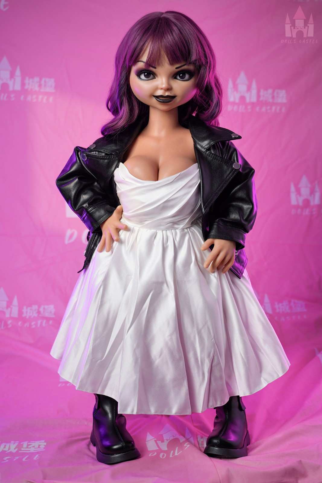 Doll Castle 90cm (2ft9") Small Size BBW Bride Of Chucky Silicone Sex Doll – D-Cup - Bride
