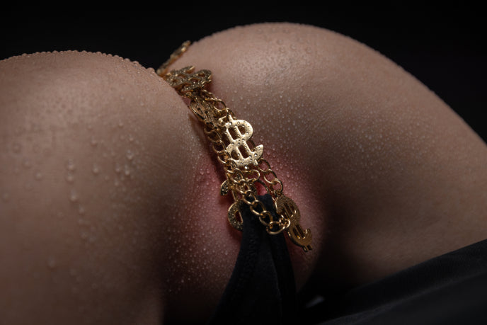 Erovenus 18cm (7.1") LoveNestle Series Sexy Butt Chain SIlicone Doll - Naomi