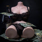 Erovenus 45cm (17.7") LoveNestle Series in Black Lingerie Silicone Doll - Madison