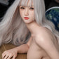Fanreal 159cm (5ft2") Silver Haired Silicone Sex Doll - F-Cup - Yao