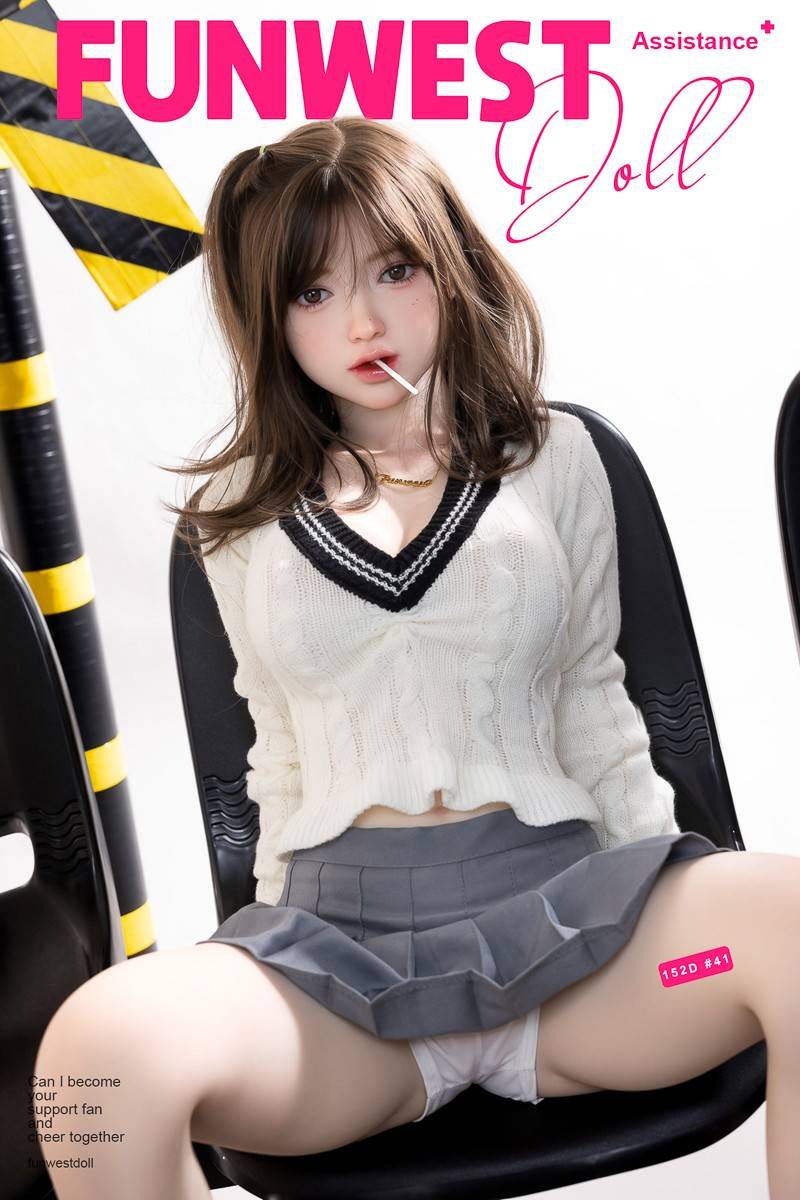 FunWest Doll 152cm (4ft9") Asian TPE Sex Doll – Slim & Tender Fantasy Girl - D-Cup - Amy