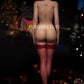FunWest Doll 155cm (5ft1”) Blonde Bombshell TPE Sex Doll in Elegant Red Lingerie- F-Cup - Bella - In Stock | EU Only