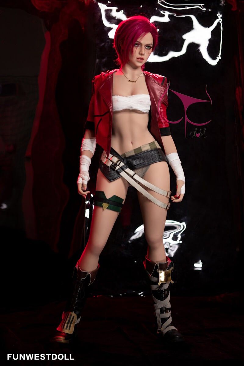 FunWest Doll 157cm (5ft2”) C-Cup - Redhead Cosplay TPE Sex Doll - In Stock | US Only