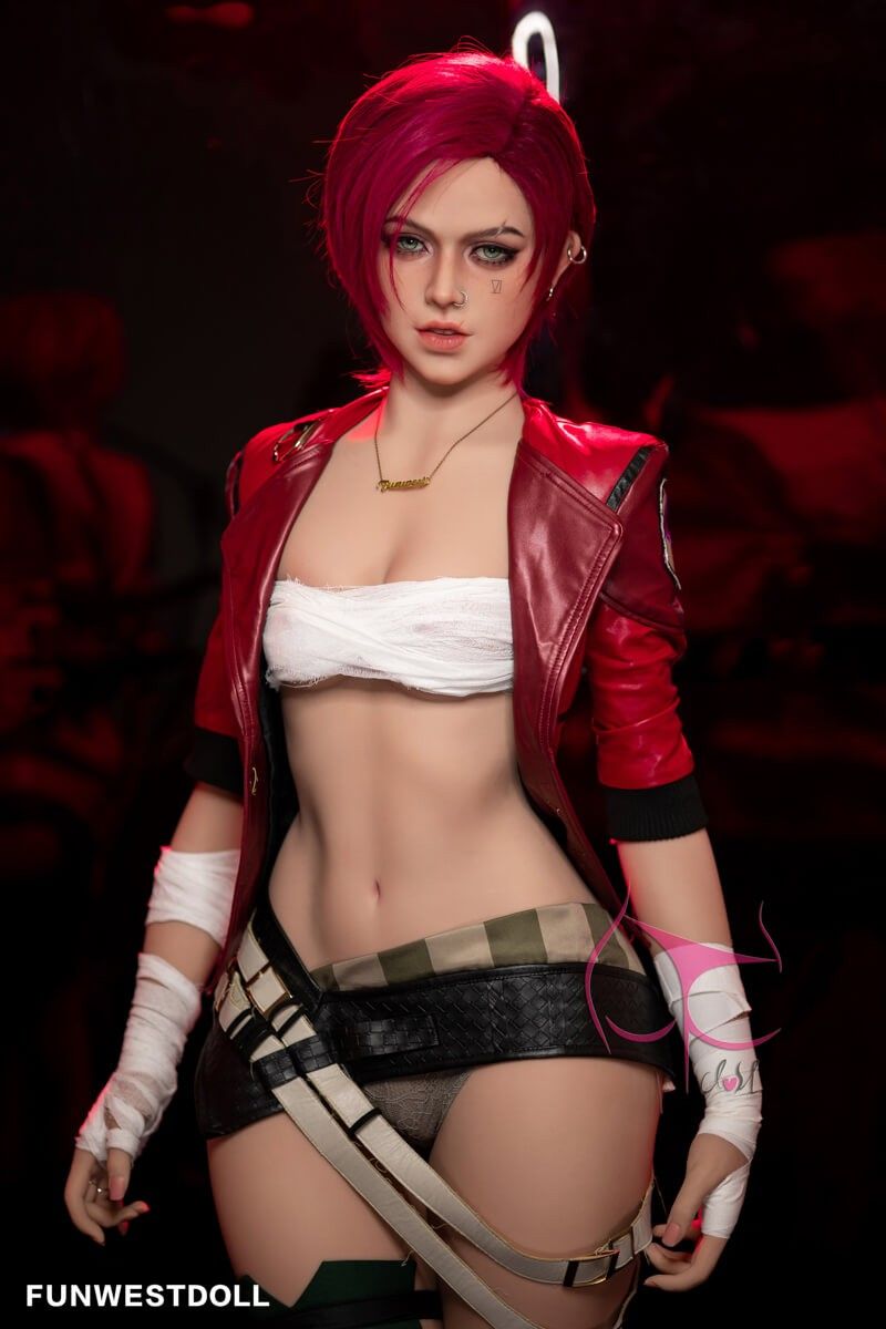 FunWest Doll 157cm (5ft2”) C-Cup - Redhead Cosplay TPE Sex Doll - In Stock | US Only
