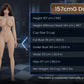 FunWest Doll 157cm (5ft2") TPE Curvy Sex Doll - G-Cup - Natural Giselle