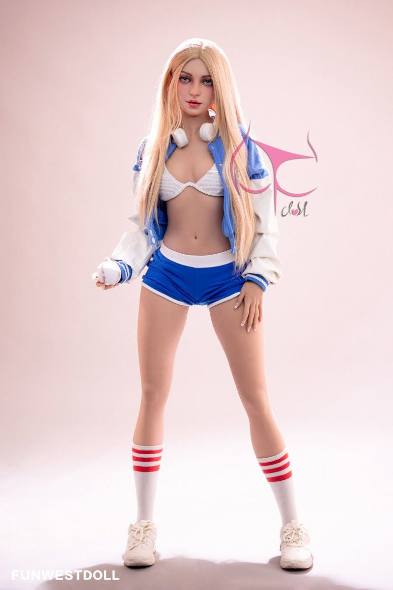 FunWest Doll 159cm (5ft2') A-Cup Small Tits Irish Blonde Tpe SexDoll - In Stock | US Only