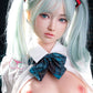 FunWest Doll 159cm (5ft2") Anime Cosplay Silicone Sex Doll - Sky Blue Hair - A-Cup - Amy - In Stock | EU Only