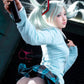 FunWest Doll 159cm (5ft2") Anime Cosplay Silicone Sex Doll - Sky Blue Hair - A-Cup - Amy - In Stock | EU Only