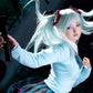 FunWest Doll 159cm (5ft2") Anime Cosplay Silicone Sex Doll - Sky Blue Hair - A-Cup - Amy - In Stock | EU Only