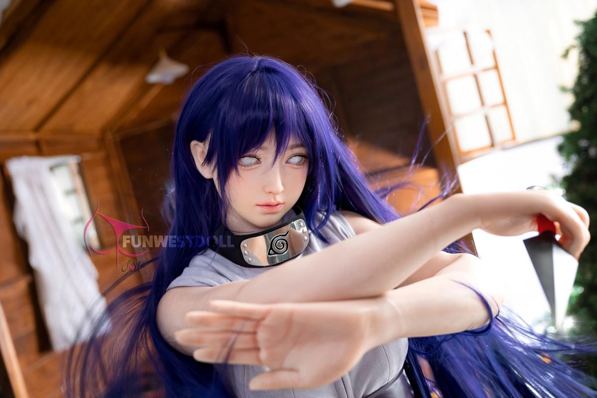 FunWest Doll 159cm (5ft2") Hinata Hyūga Silicone Sex Doll – Fantasy Cosplay - A-Cup - In Stock | EU Only