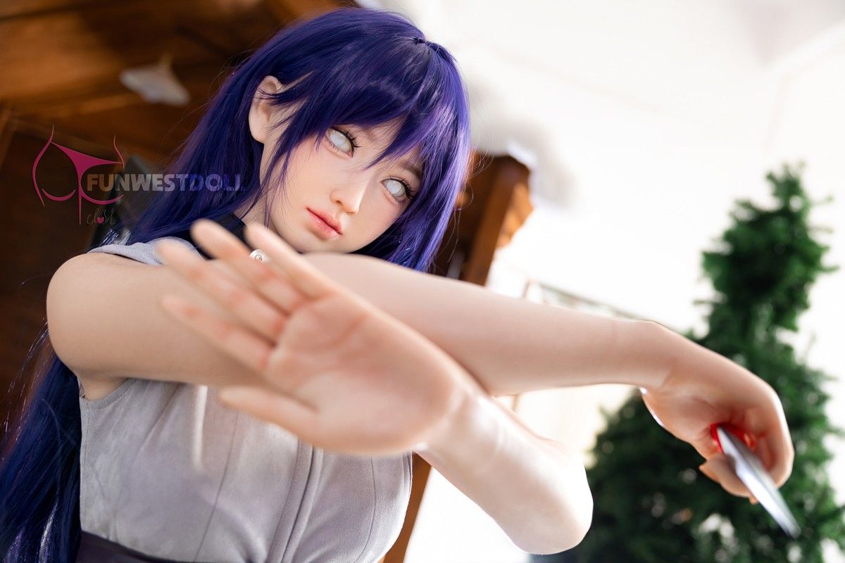 FunWest Doll 159cm (5ft2") Hinata Hyūga Silicone Sex Doll – Fantasy Cosplay - A-Cup - In Stock | EU Only