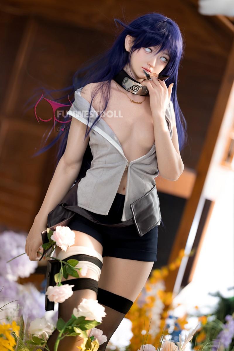 FunWest Doll 159cm (5ft2") Hinata Hyūga Silicone Sex Doll – Fantasy Cosplay - A-Cup - In Stock | US Only