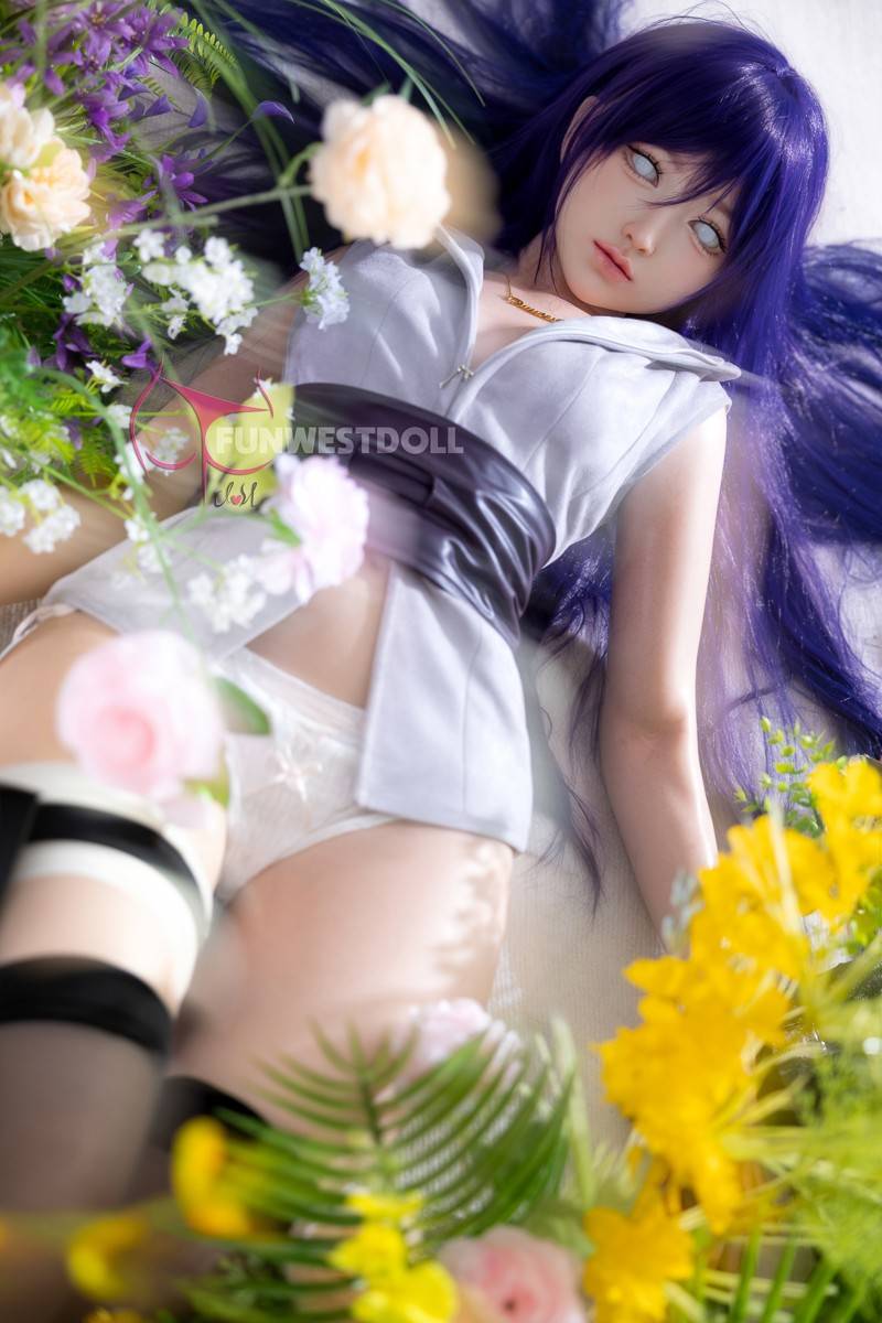 FunWest Doll 159cm (5ft2") Hinata Hyūga Silicone Sex Doll – Fantasy Cosplay - A-Cup - In Stock | US Only