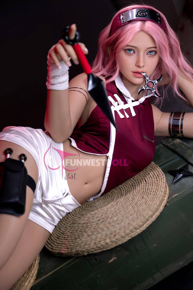 FunWest Doll 159cm (5ft2") Wonderland Pink Hair Anime Sex Doll - A-Cup - Alice - In Stock USA