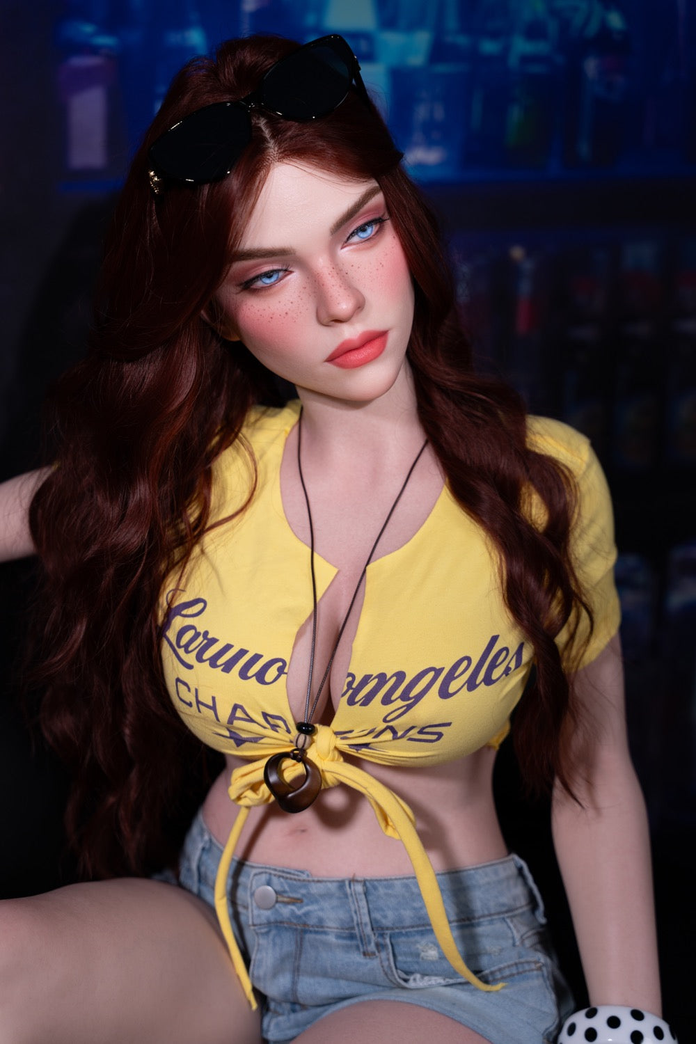 163cm (5ft4") Redhead Silicone Sex Doll – Annabel Cheeky