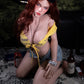 163cm (5ft4") Redhead Silicone Sex Doll – Annabel Cheeky