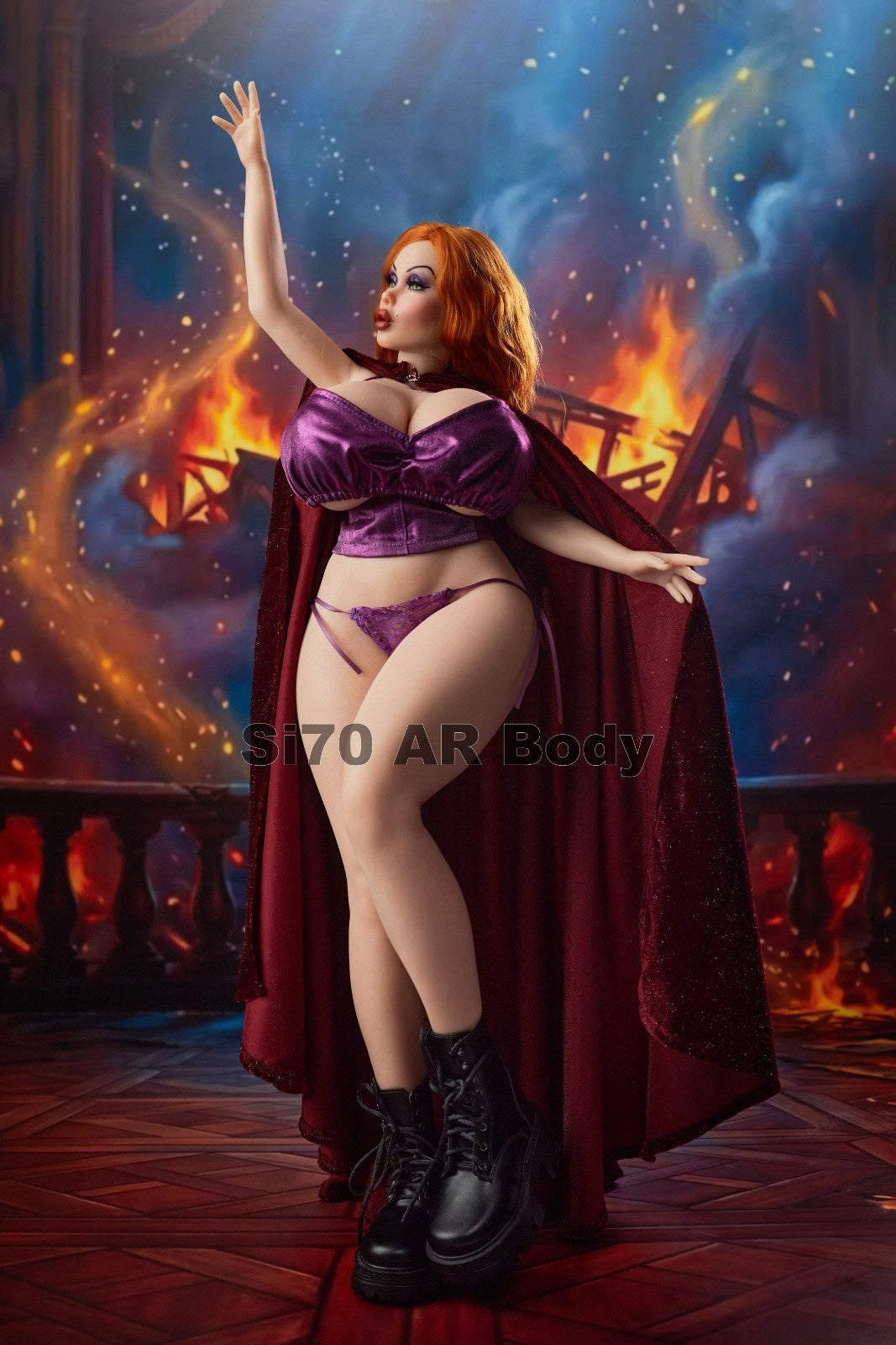 70cm (2ft4") Full Silicone Mini Sex Doll – AR