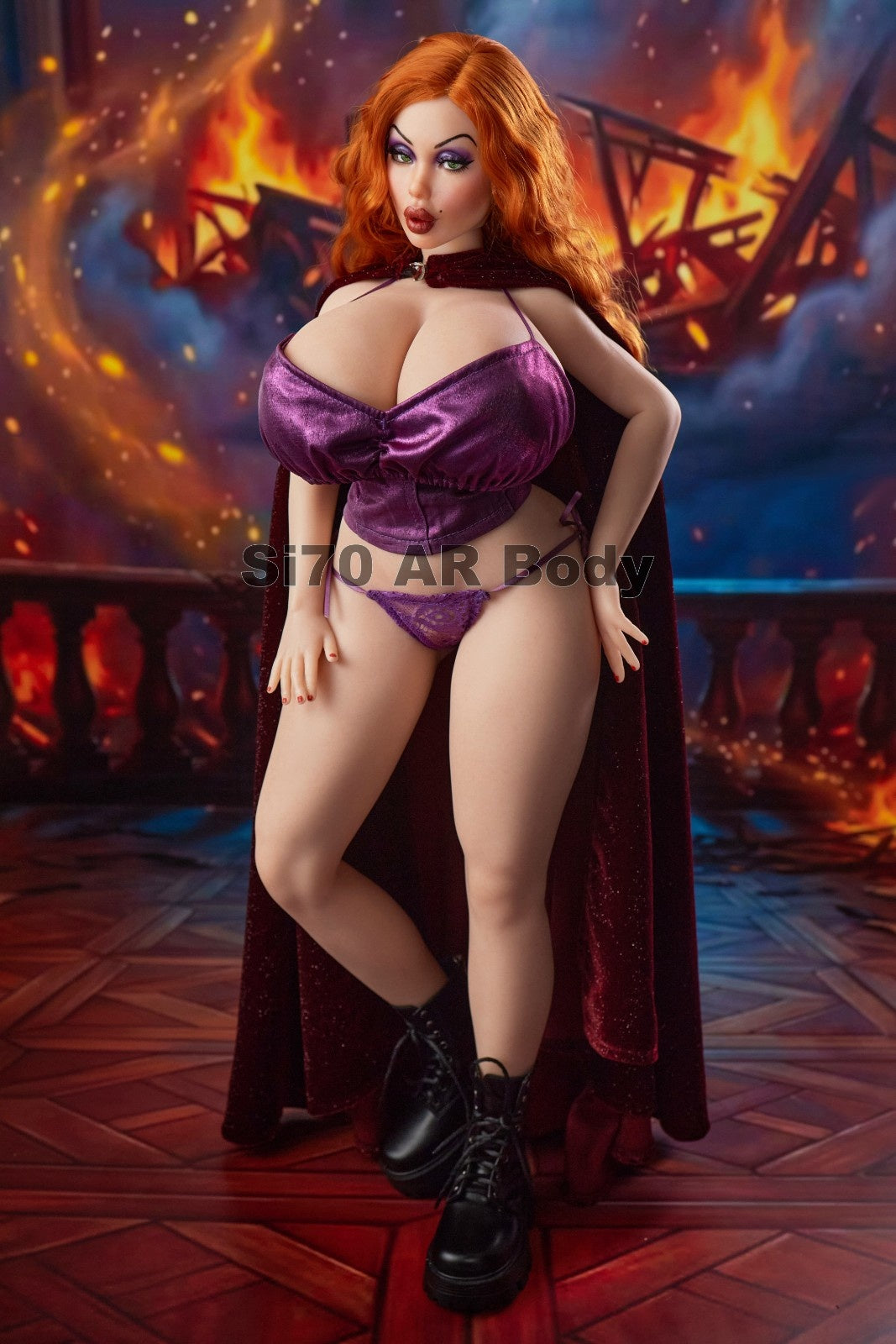 70cm (2ft4") Full Silicone Mini Sex Doll – AR