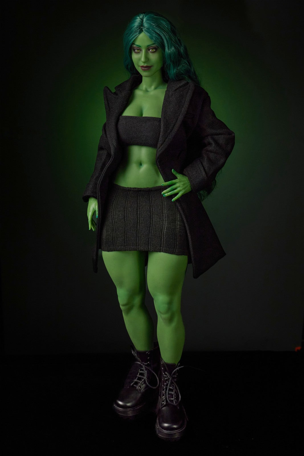 70cm (27.6") Green Witch Mini Silicone Sex Doll – Renee