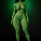70cm (27.6") Green Witch Mini Silicone Sex Doll – Renee