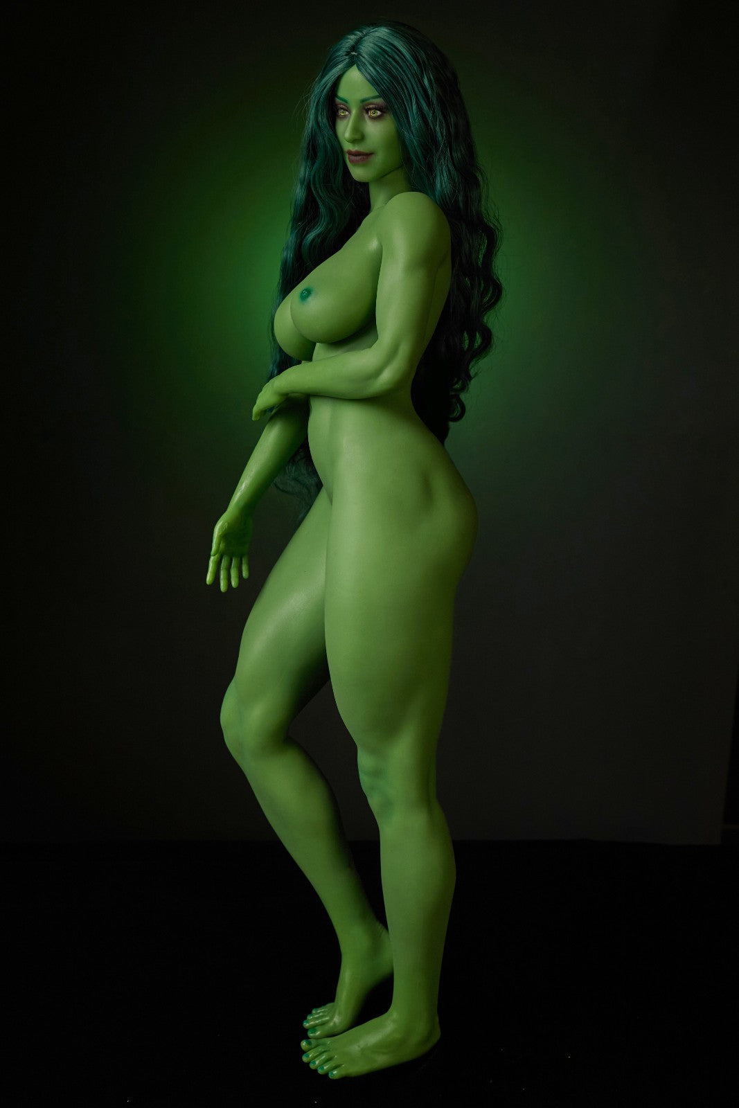 70cm (27.6") Green Witch Mini Silicone Sex Doll – Renee