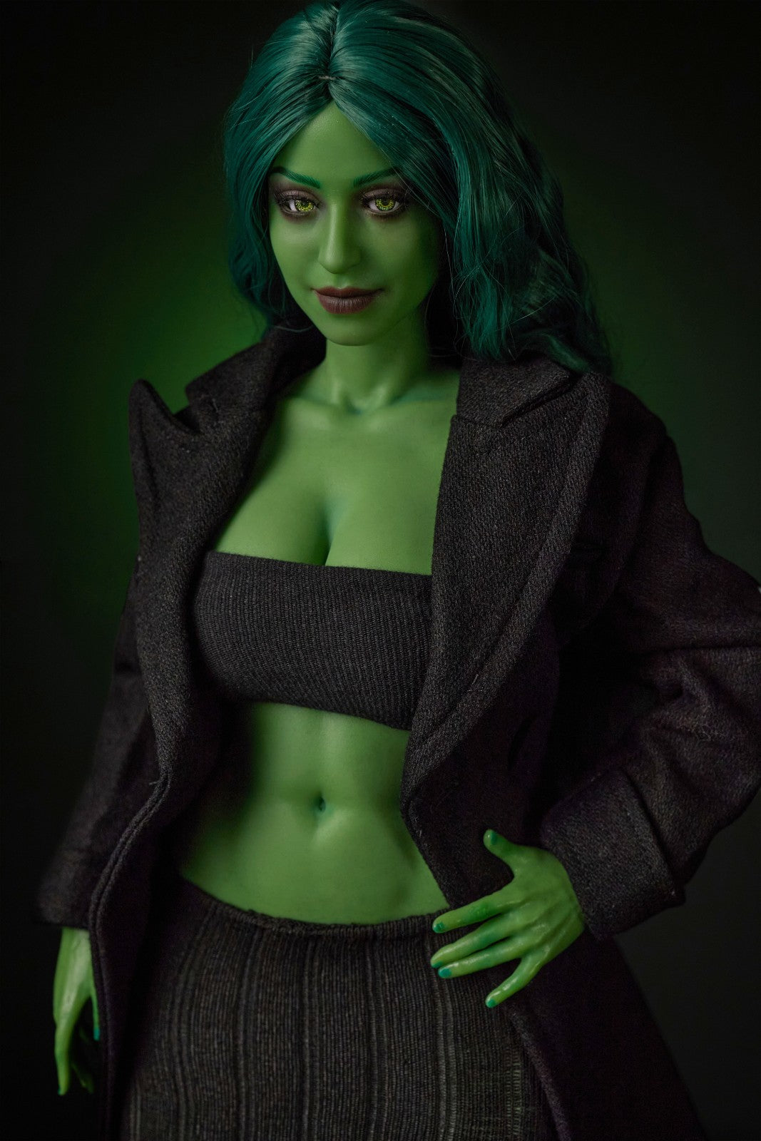 70cm (27.6") Green Witch Mini Silicone Sex Doll – Renee