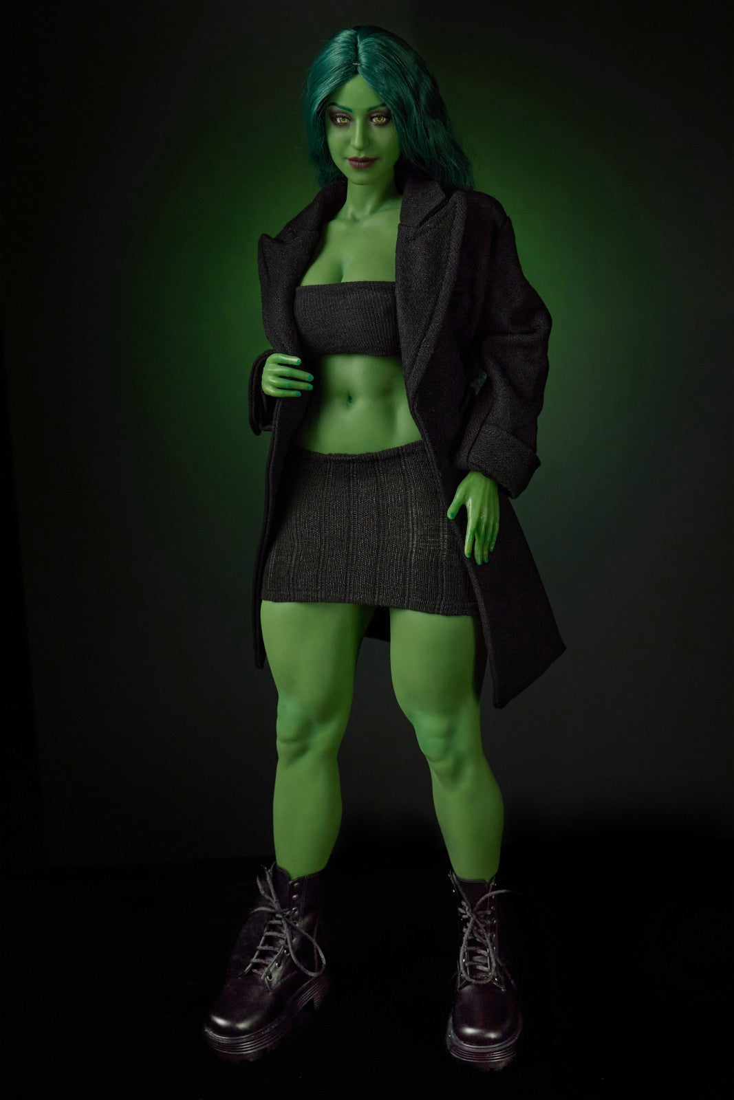 70cm (27.6") Green Witch Mini Silicone Sex Doll – Renee
