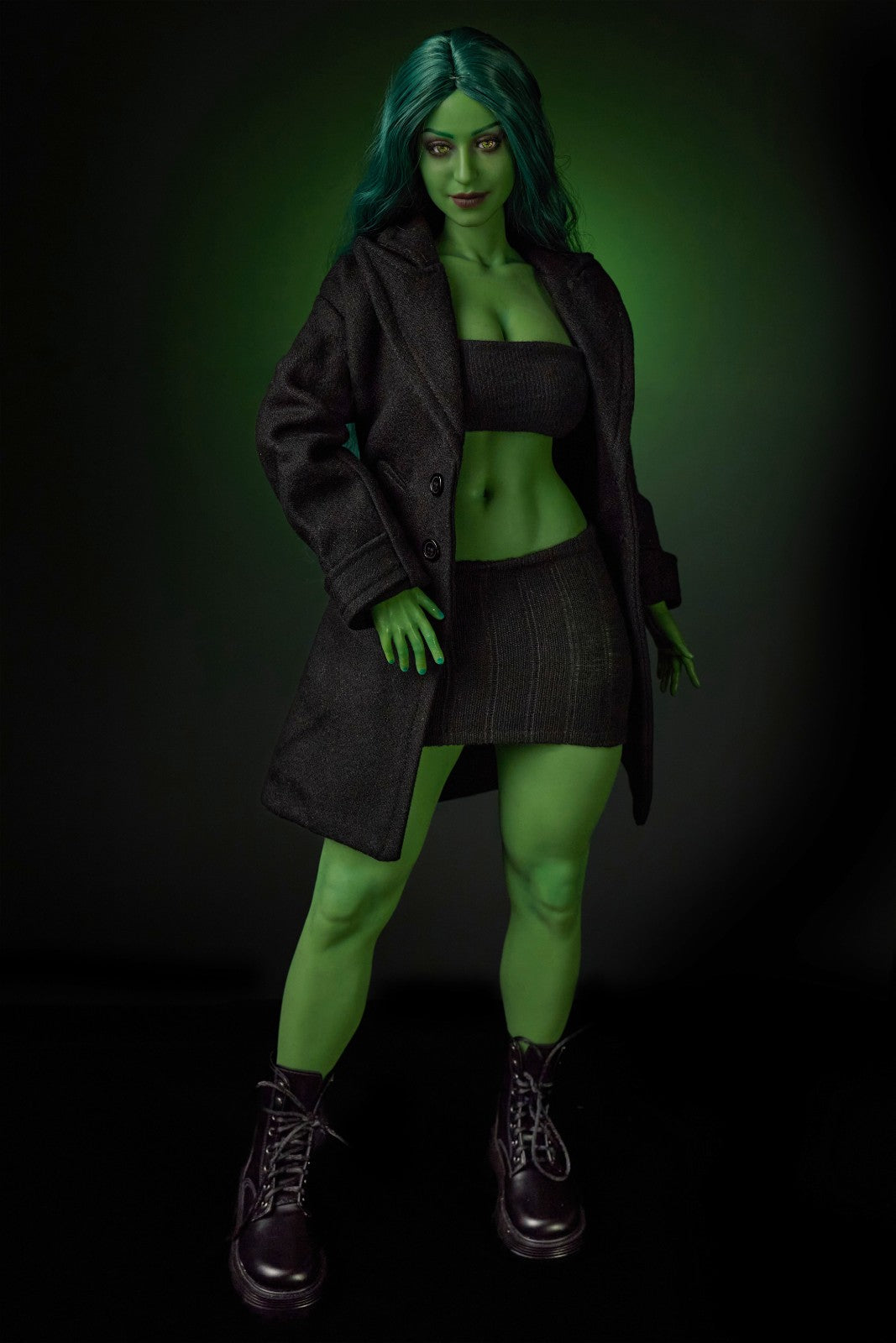 70cm (27.6") Green Witch Mini Silicone Sex Doll – Renee