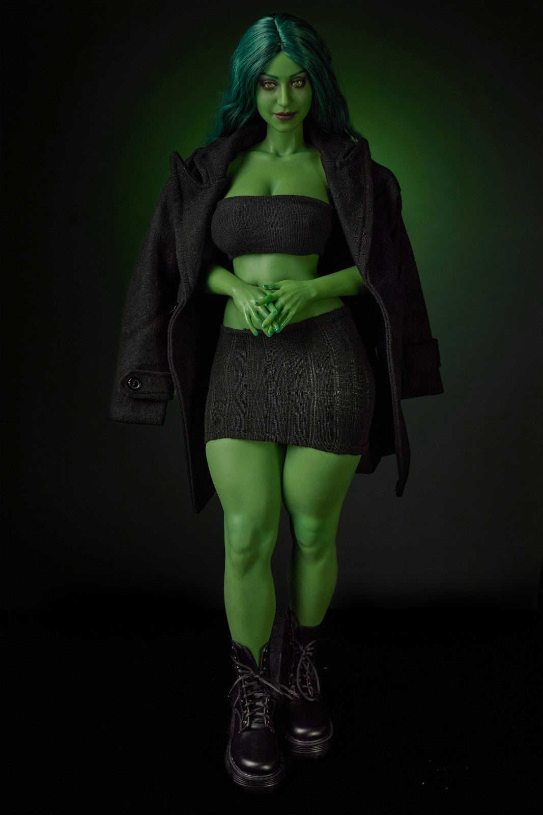 70cm (27.6") Green Witch Mini Silicone Sex Doll – Renee