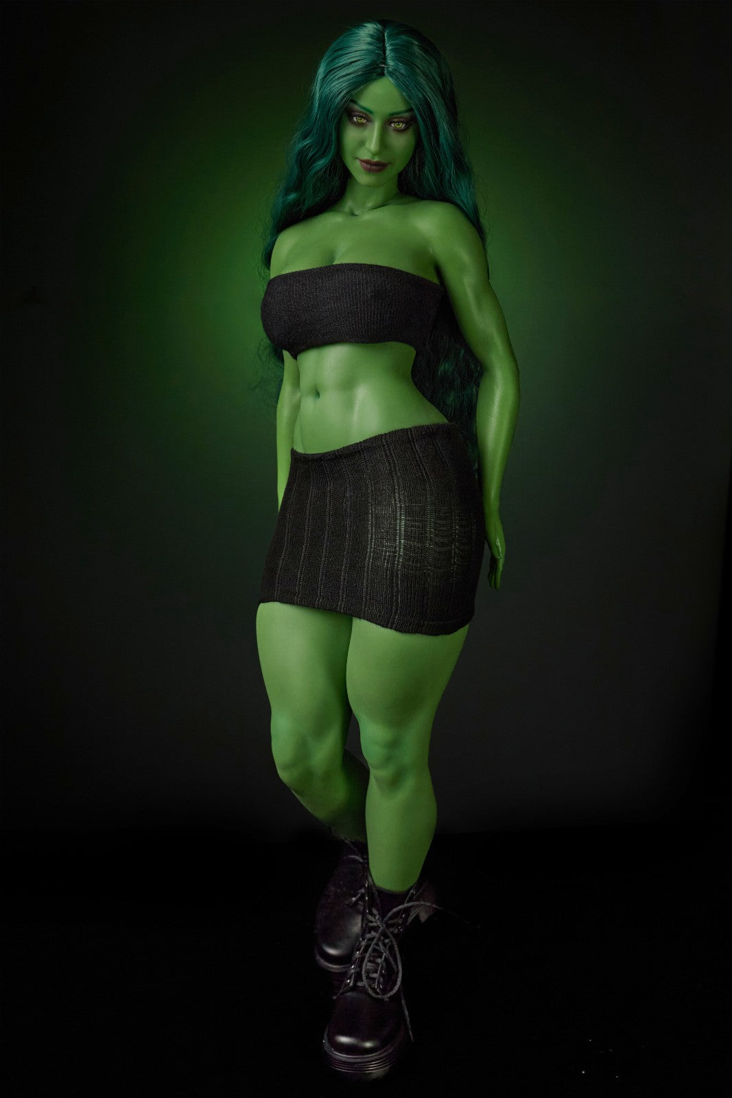 70cm (27.6") Green Witch Mini Silicone Sex Doll – Renee