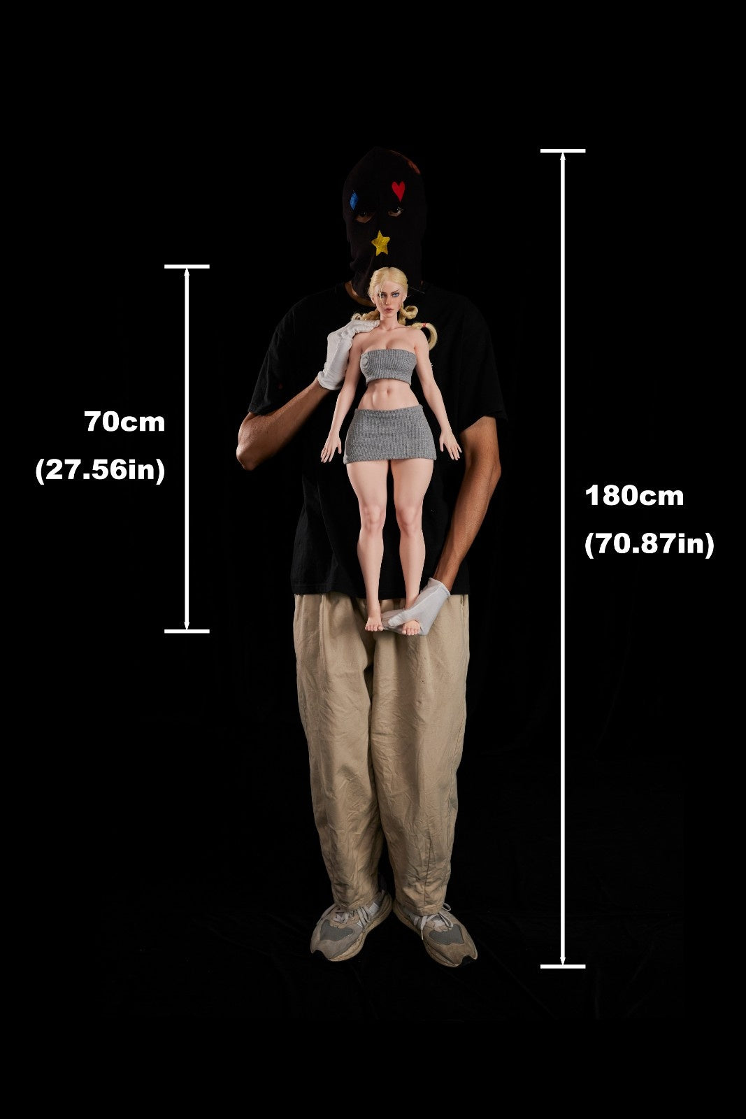70cm (2ft4") Mini Blonde Silicone Sex Doll – Freya