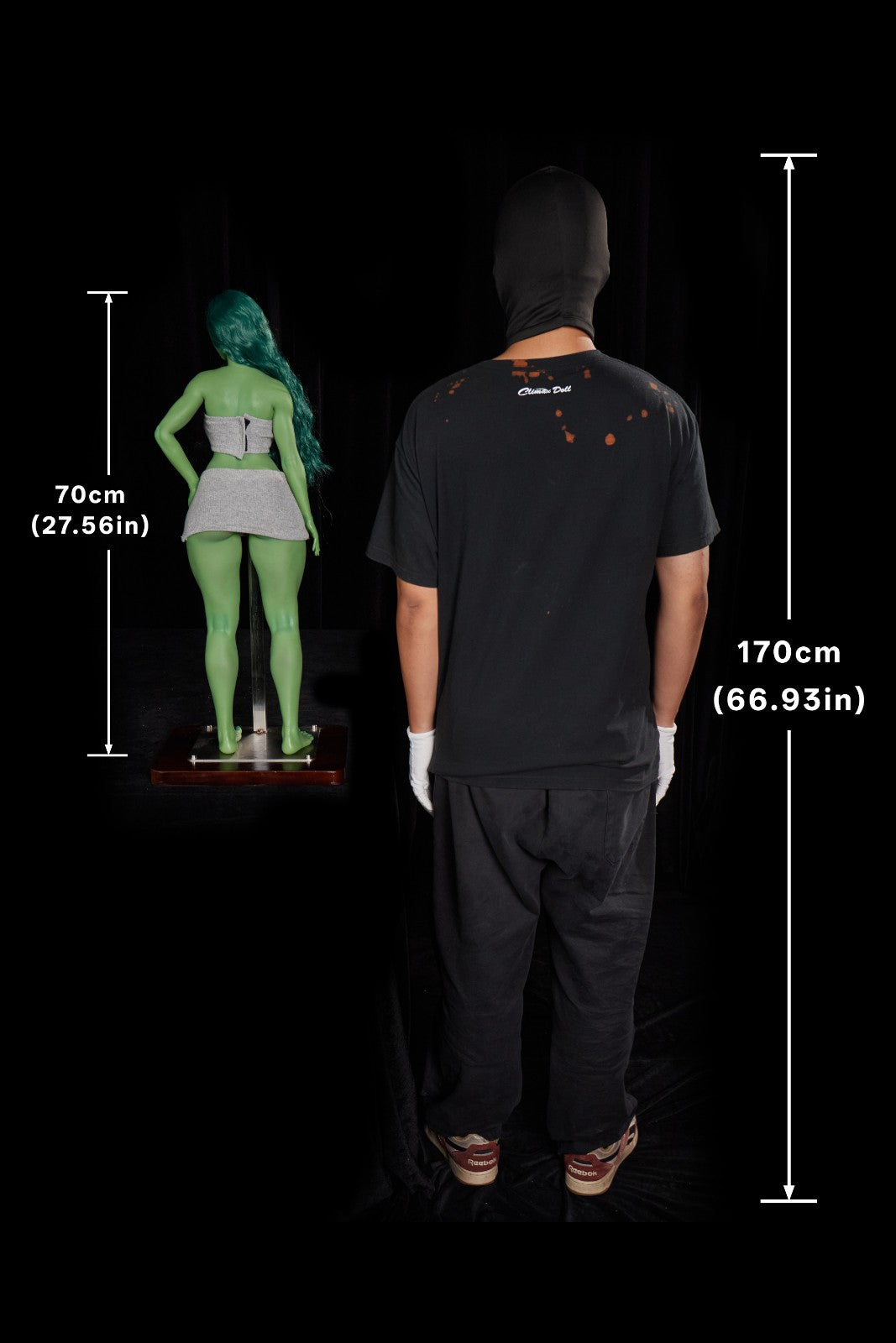 70cm (27.6") Green Witch Mini Silicone Sex Doll – Renee