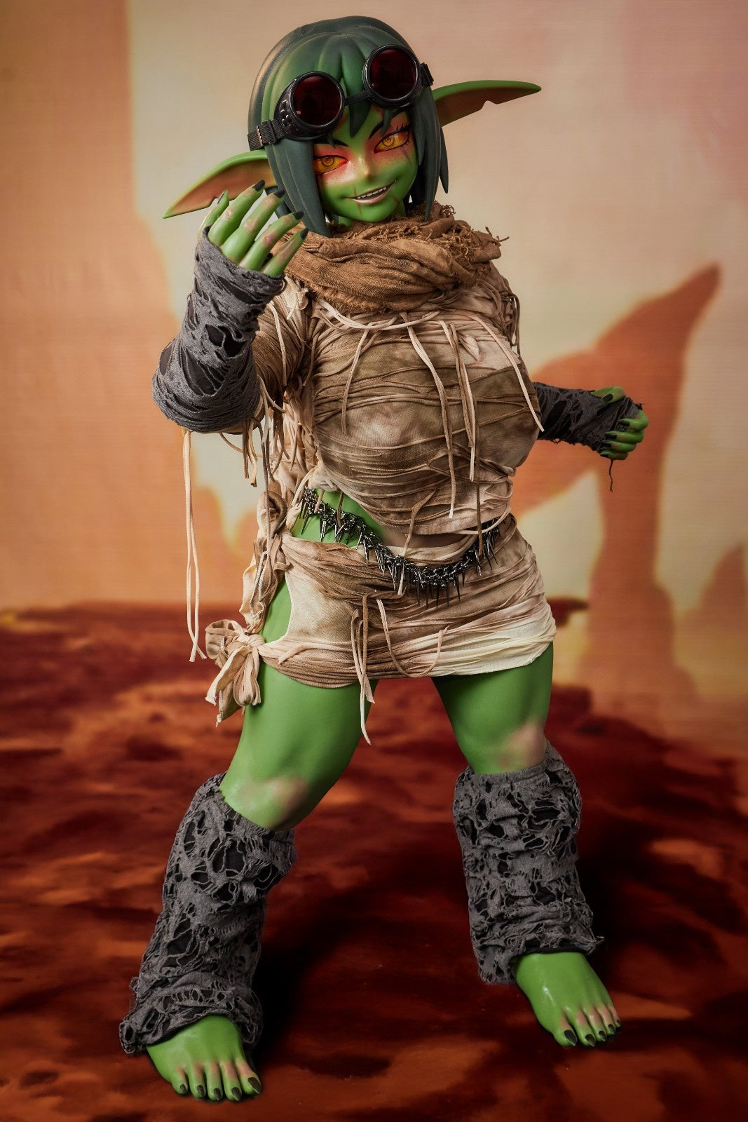 120cm (3ft11") Green Goblin Silicone Sex Doll - H-J Cup – Barza
