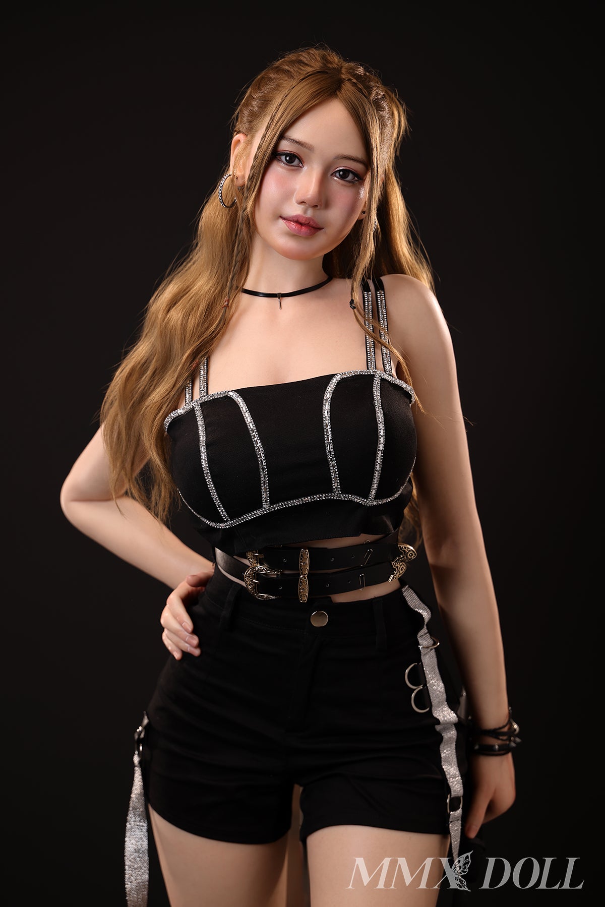 163cm (5ft4") Asian with Golden Hair Silicone Sex Doll - D-Cup – MengJie