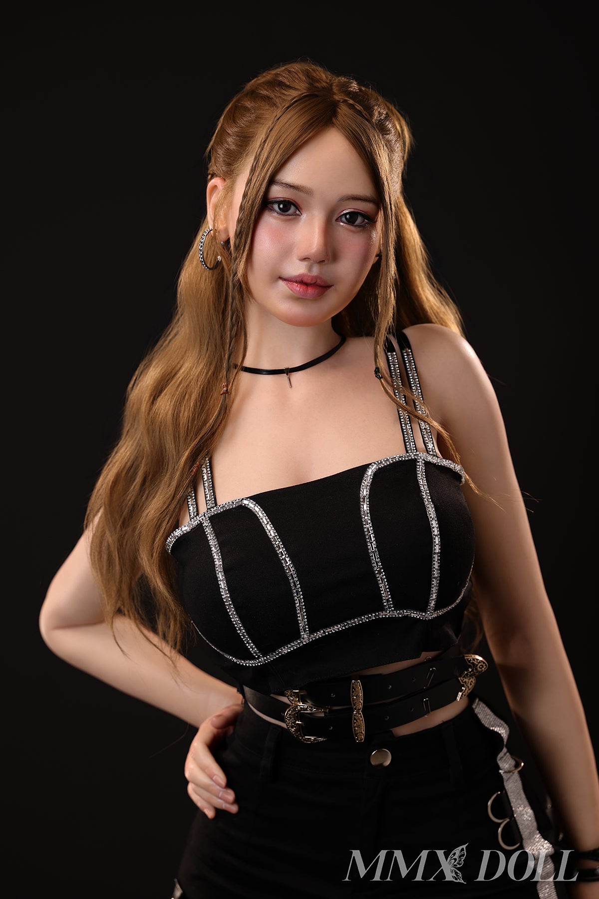 163cm (5ft4") Asian with Golden Hair Silicone Sex Doll - D-Cup – MengJie