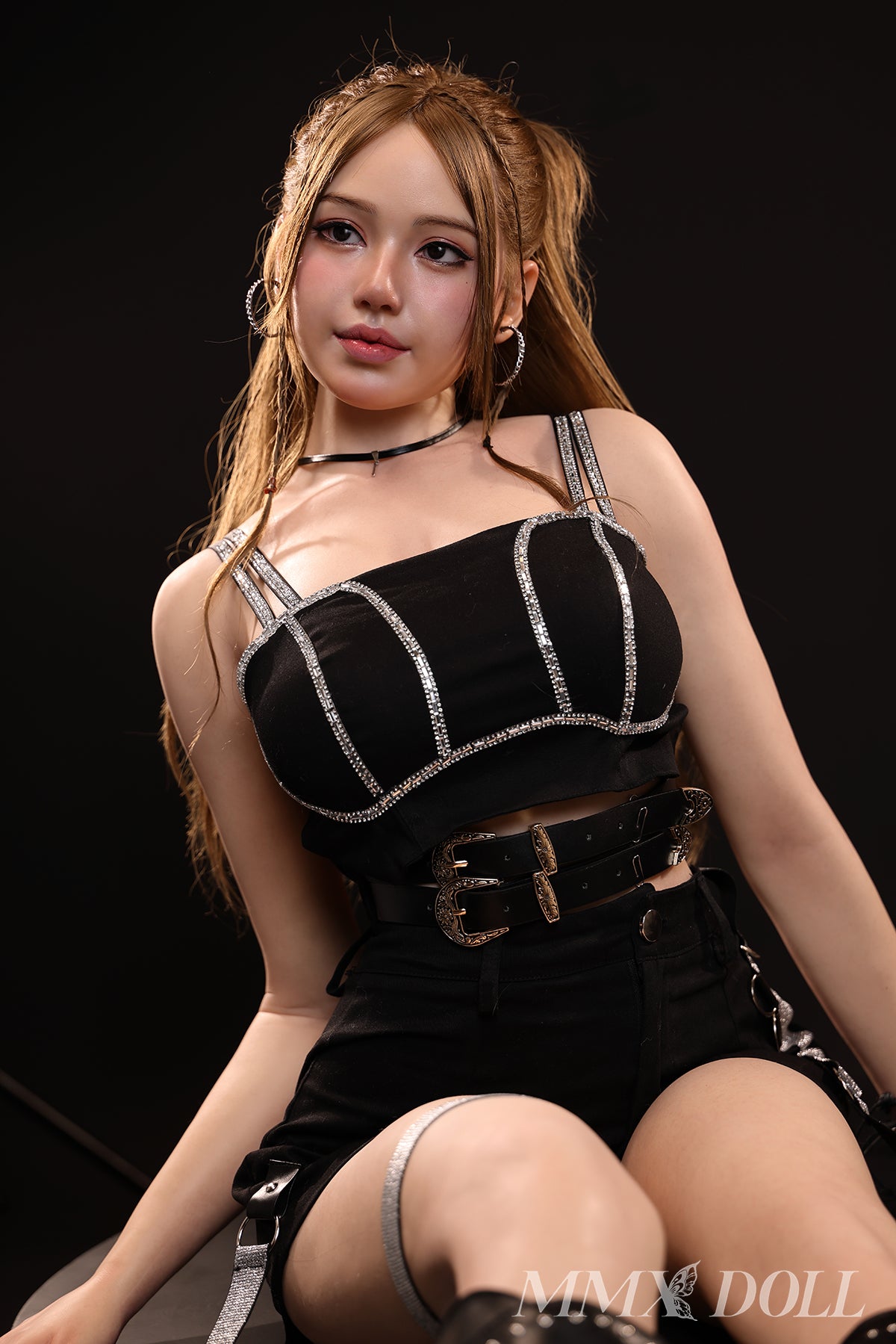 163cm (5ft4") Asian with Golden Hair Silicone Sex Doll - D-Cup – MengJie