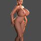 Ridmii 155cm (5ft1") Curve Big Breast Full Silicone Sex Doll - Freya