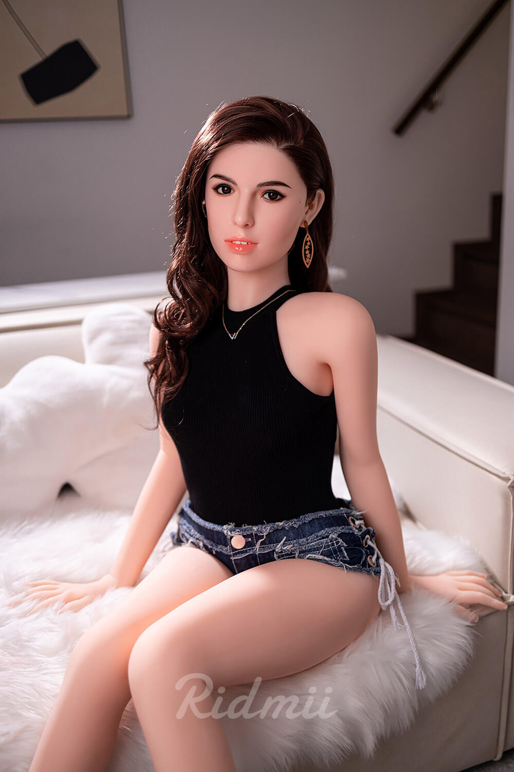 Ridmii 159cm (5ft2") Realistic Life Size Hybrid Sex Doll - Dione