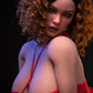 Ridmii 162cm (5ft3") Sexy Curly TPE Body Silicone Head Sex Doll - Anita