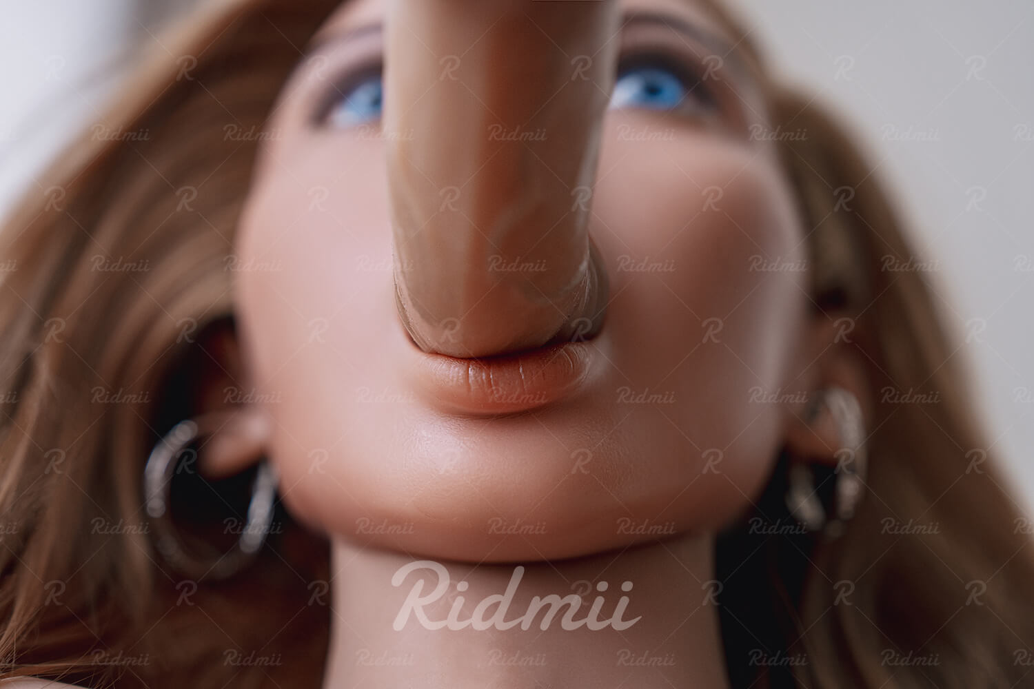 Ridmii 164cm (5ft4") Blue-eyed Chestnut Hybrid Sex Love Doll – Amber
