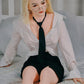 Ridmii 165cm (5ft4") Blonde Hybrid Silicone Head & TPE Body Love Sex Doll - Alma