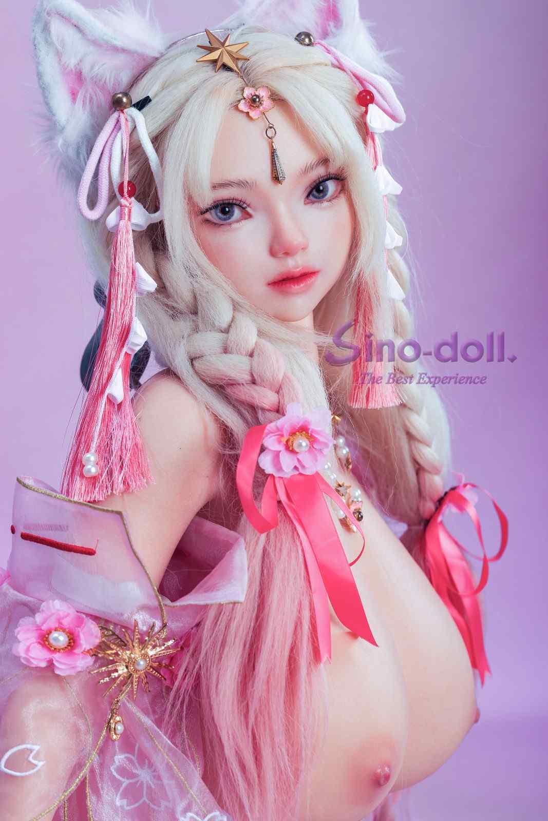 Sino Doll 143cm (4ft8") Huge Breasts Full Platinum Silicone - Soft-Max – Linmo