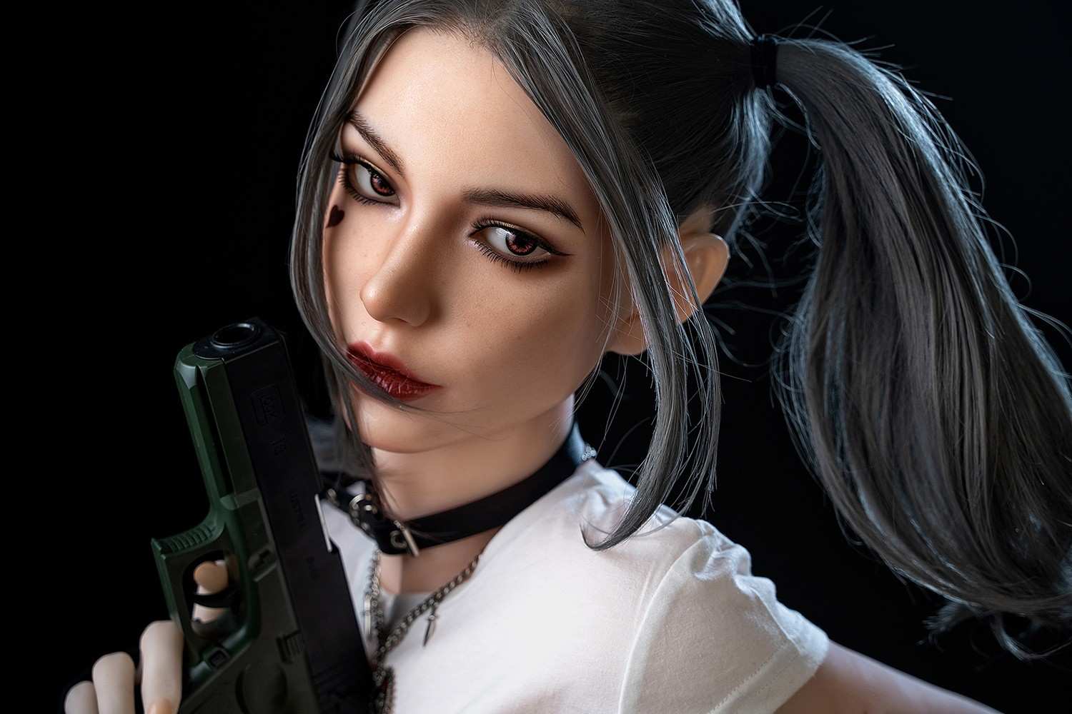 SY Dolls 173cm (5ft8") Gothic Sex Doll with Movable jaw - In Stock | US Only