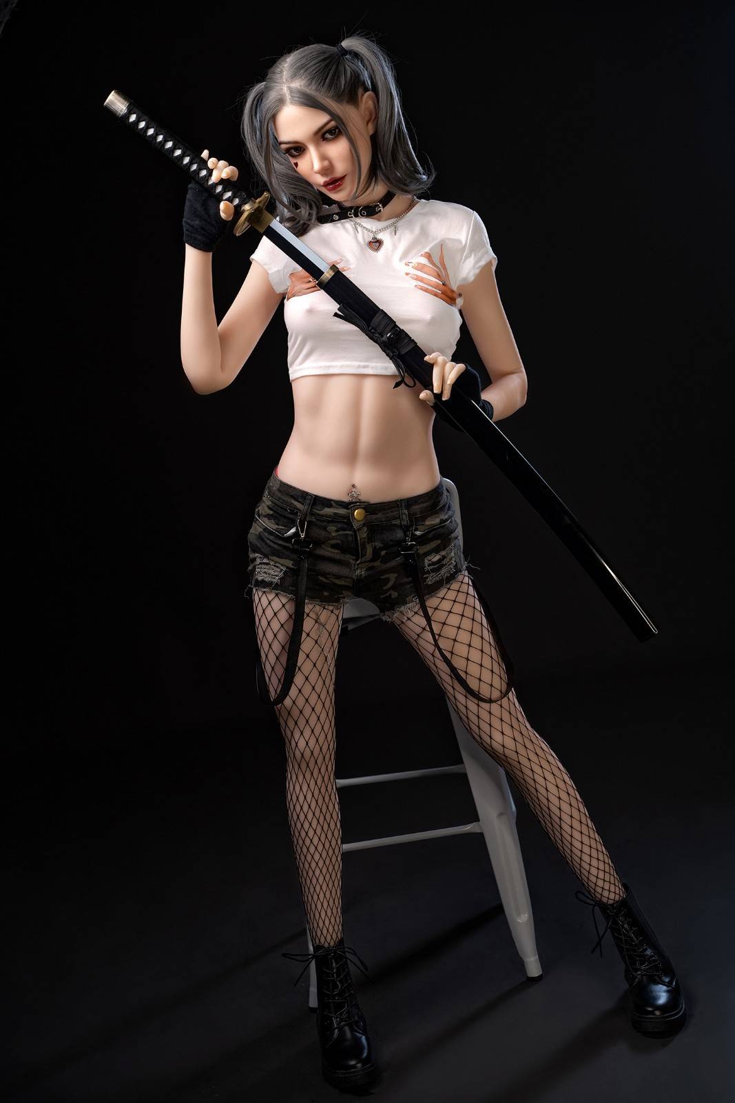 SY Dolls 173cm (5ft8") Gothic Sex Doll with Movable jaw - In Stock | US Only