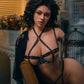 TOP CY Doll 110cm (3ft6') E-Cup  Brunette Silicone Torso Sex Doll  - Tanya-2 (ROS Head)